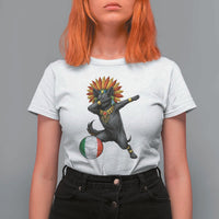 Aztec Xolo Dog Soccer T Shirt For Women Mexican Heritage Fan Gift
