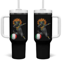Aztec Xolo Dog Soccer Tumbler With Handle Mexican Heritage Fan Gift