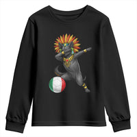 Aztec Xolo Dog Soccer Youth Sweatshirt Mexican Heritage Fan Gift
