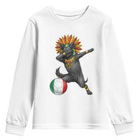 Aztec Xolo Dog Soccer Youth Sweatshirt Mexican Heritage Fan Gift