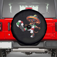 Funny Mexican Xolo Dog Playing Soccer Spare Tire Cover Football Fan Gift