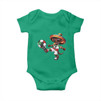 Funny Mexican Xolo Dog Playing Soccer Baby Onesie Football Fan Gift