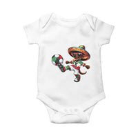 Funny Mexican Xolo Dog Playing Soccer Baby Onesie Football Fan Gift