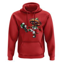 Funny Mexican Xolo Dog Playing Soccer Hoodie Football Fan Gift
