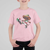 Funny Mexican Xolo Dog Playing Soccer T Shirt For Kid Football Fan Gift