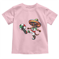 Funny Mexican Xolo Dog Playing Soccer Toddler T Shirt Football Fan Gift