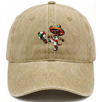Funny Mexican Xolo Dog Playing Soccer Washed Cotton Baseball Cap Football Fan Gift