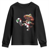 Funny Mexican Xolo Dog Playing Soccer Youth Sweatshirt Football Fan Gift