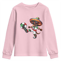 Funny Mexican Xolo Dog Playing Soccer Youth Sweatshirt Football Fan Gift