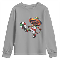 Funny Mexican Xolo Dog Playing Soccer Youth Sweatshirt Football Fan Gift