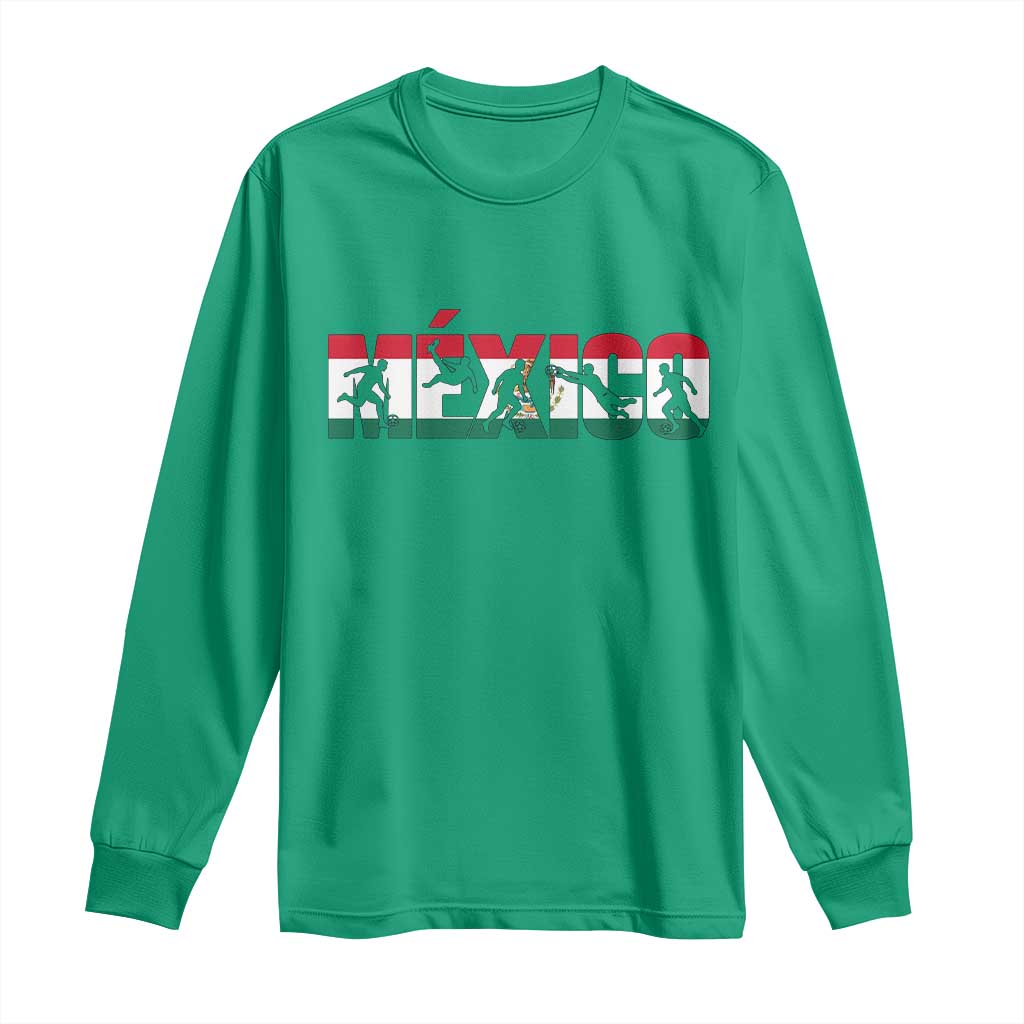 Mexico Soccer Lover Long Sleeve Shirt World Football Fan Gift