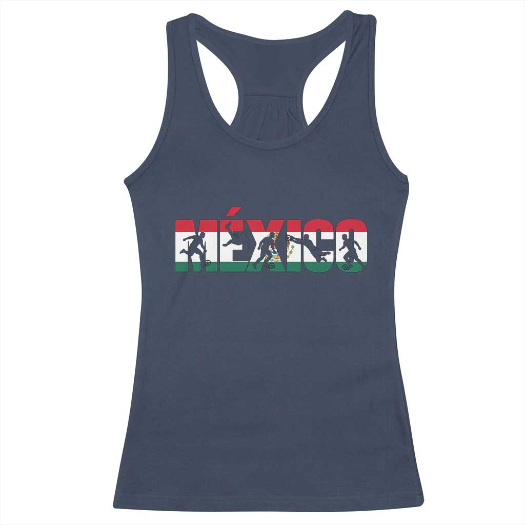 Mexico Soccer Lover Racerback Tank Top World Football Fan Gift