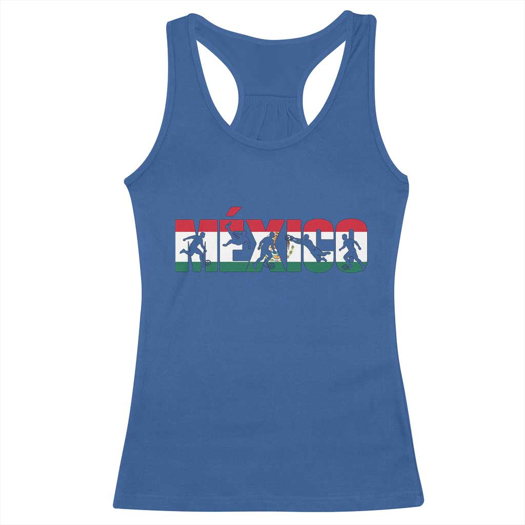 Mexico Soccer Lover Racerback Tank Top World Football Fan Gift