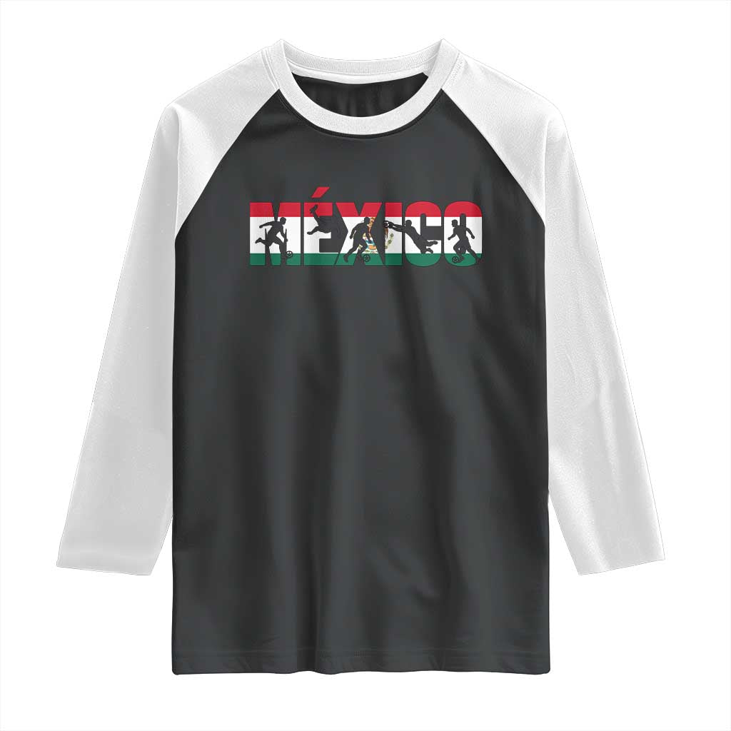 Mexico Soccer Lover Raglan Shirt World Football Fan Gift