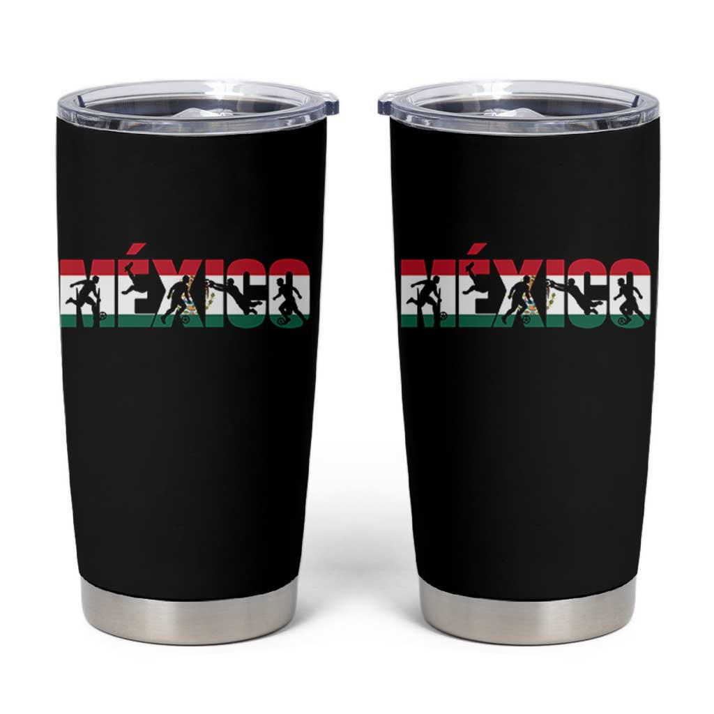 Mexico Soccer Lover Tumbler Cup World Football Fan Gift