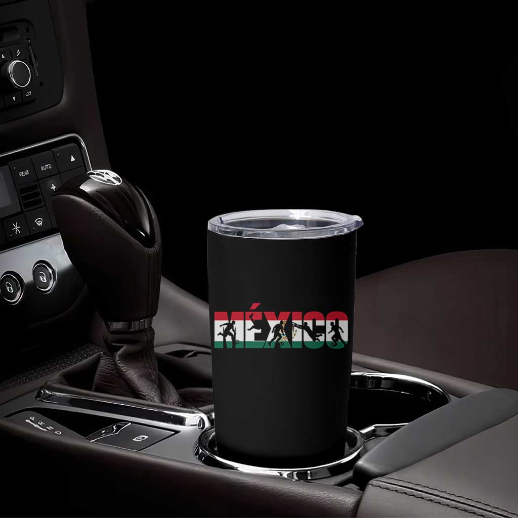 Mexico Soccer Lover Tumbler Cup World Football Fan Gift