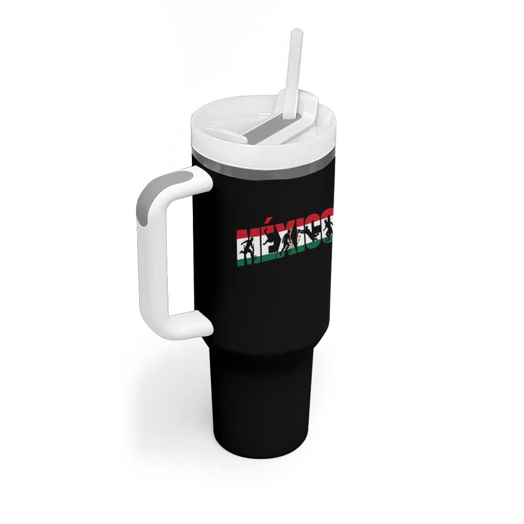 Mexico Soccer Lover Tumbler With Handle World Football Fan Gift