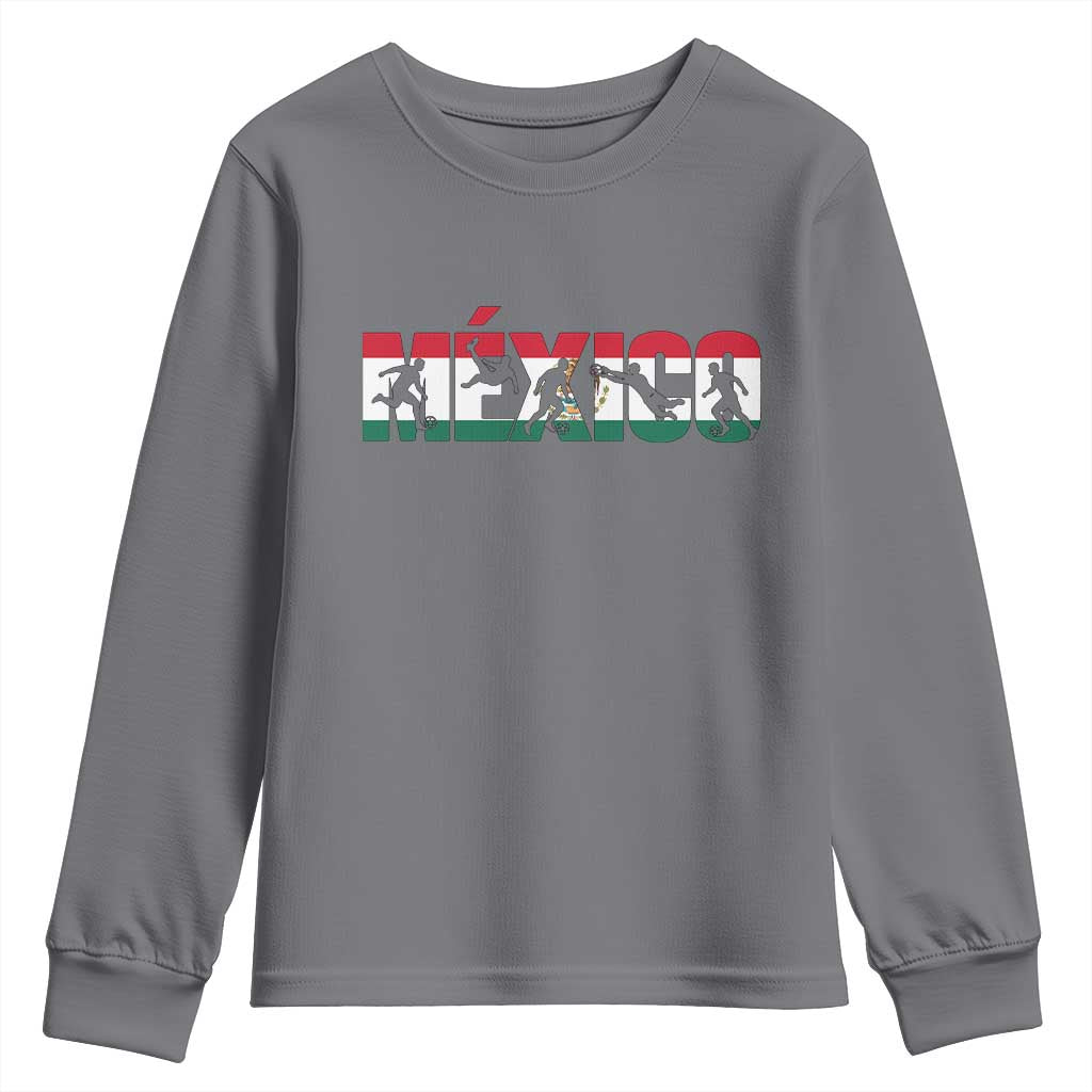 Mexico Soccer Lover Youth Sweatshirt World Football Fan Gift
