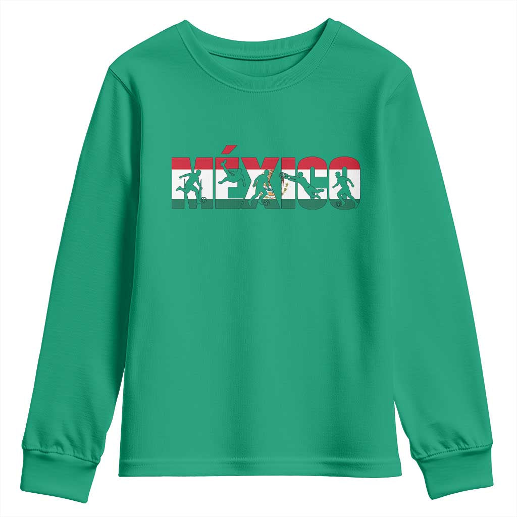 Mexico Soccer Lover Youth Sweatshirt World Football Fan Gift