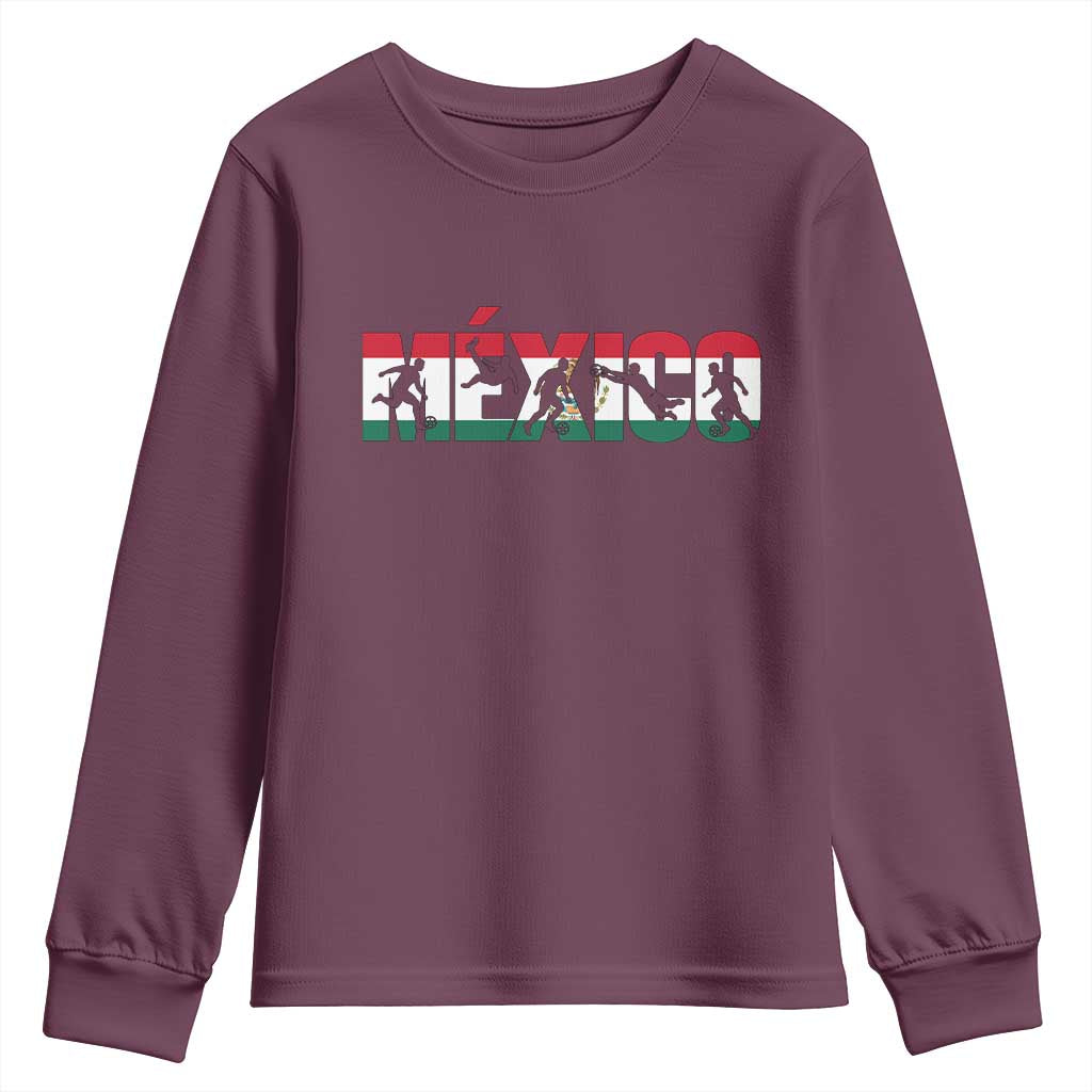 Mexico Soccer Lover Youth Sweatshirt World Football Fan Gift