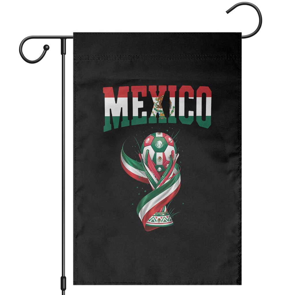 Mexico National Soccer Lover Garden Flag Proud Mexican Fan Gift