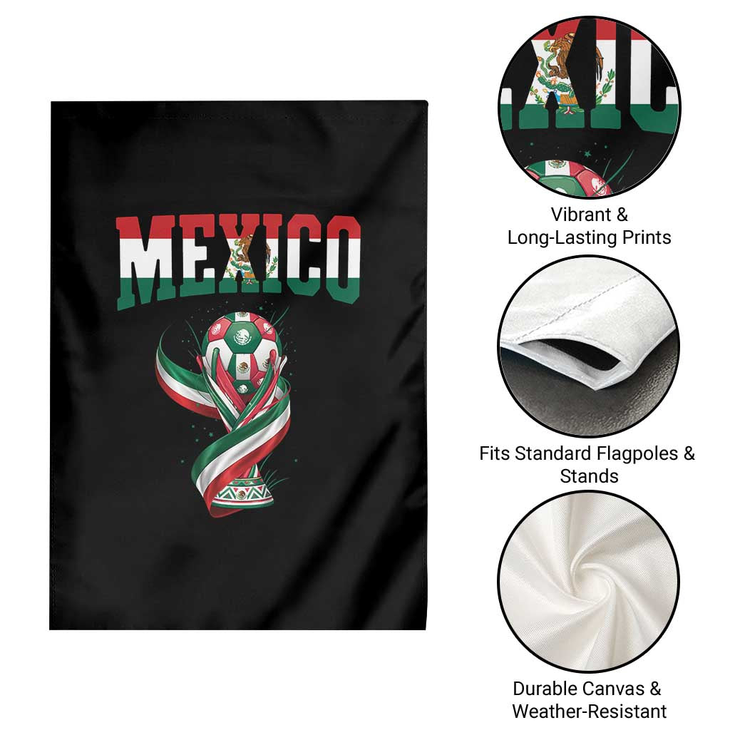 Mexico National Soccer Lover Garden Flag Proud Mexican Fan Gift
