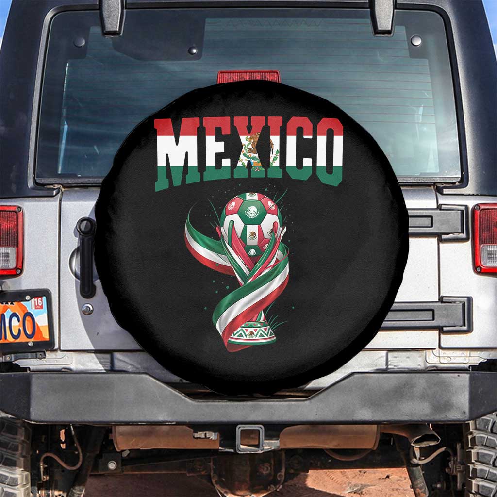 Mexico National Soccer Lover Spare Tire Cover Proud Mexican Fan Gift