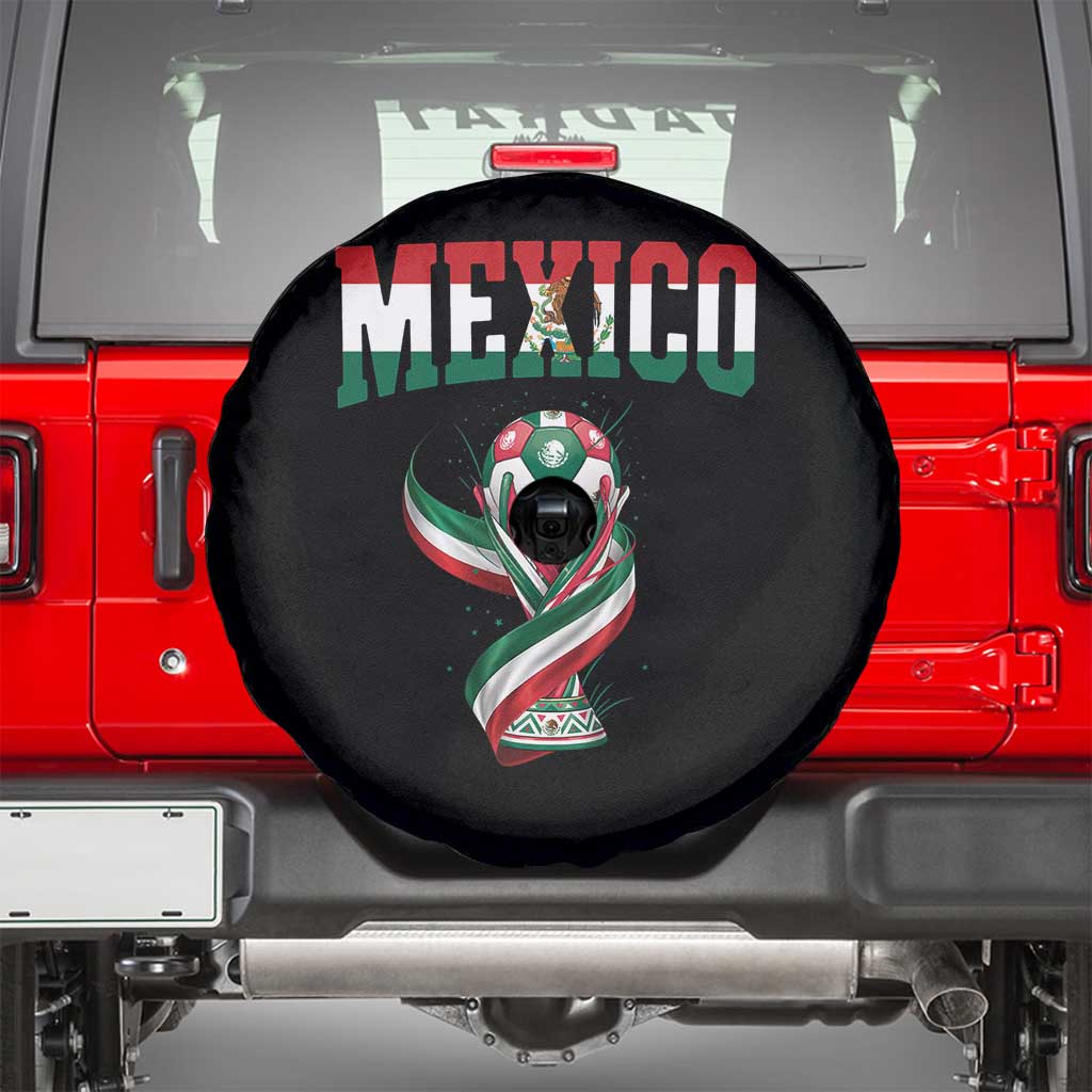 Mexico National Soccer Lover Spare Tire Cover Proud Mexican Fan Gift