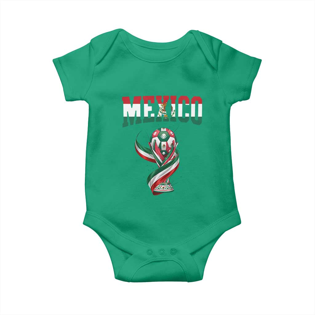Mexico National Soccer Lover Baby Onesie Proud Mexican Fan Gift