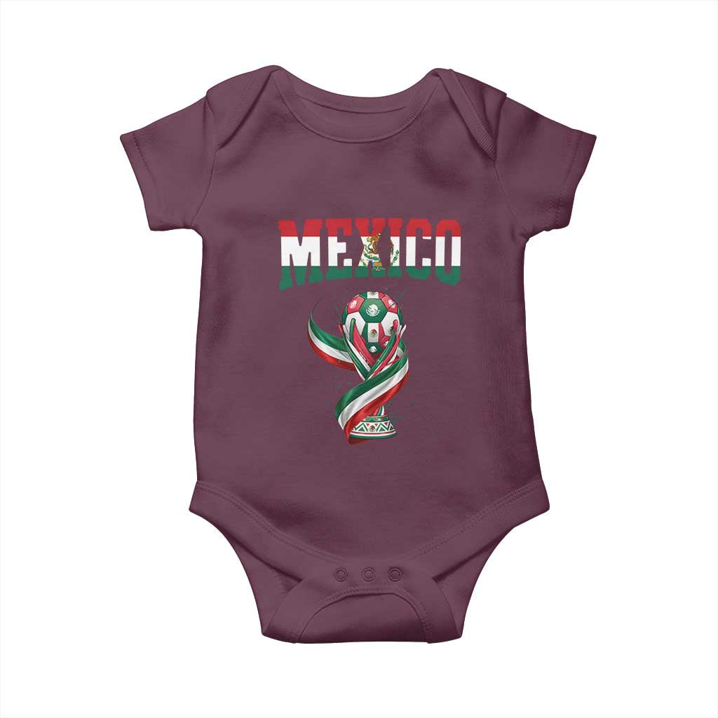 Mexico National Soccer Lover Baby Onesie Proud Mexican Fan Gift