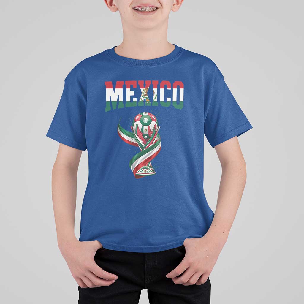 Mexico National Soccer Lover T Shirt For Kid Proud Mexican Fan Gift