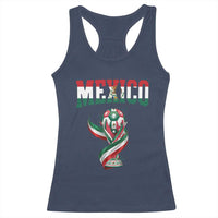 Mexico National Soccer Lover Racerback Tank Top Proud Mexican Fan Gift