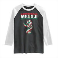 Mexico National Soccer Lover Raglan Shirt Proud Mexican Fan Gift
