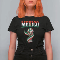 Mexico National Soccer Lover T Shirt For Women Proud Mexican Fan Gift