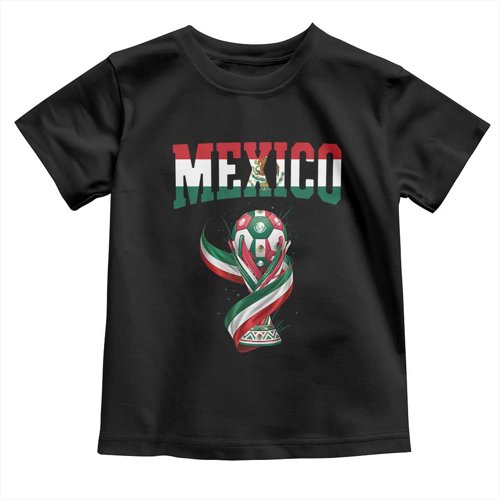 Mexico National Soccer Lover Toddler T Shirt Proud Mexican Fan Gift