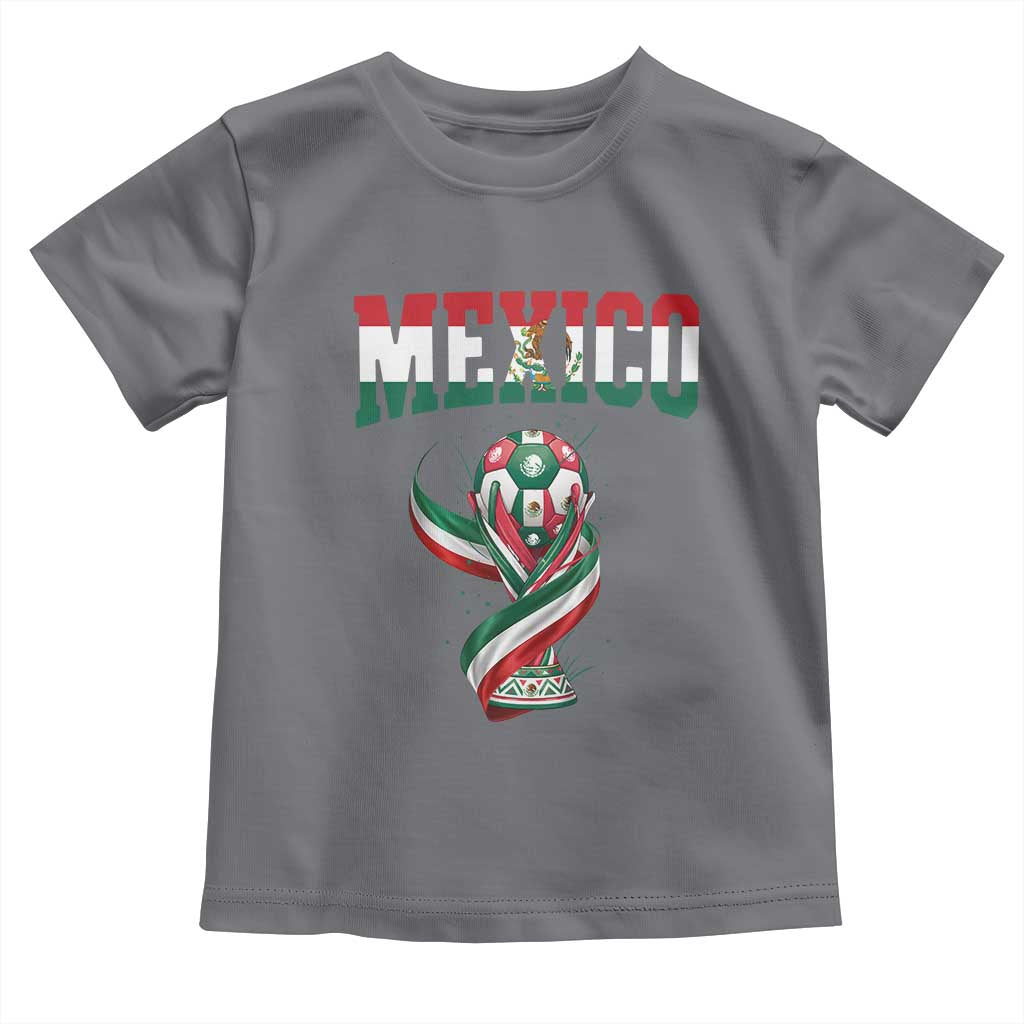 Mexico National Soccer Lover Toddler T Shirt Proud Mexican Fan Gift