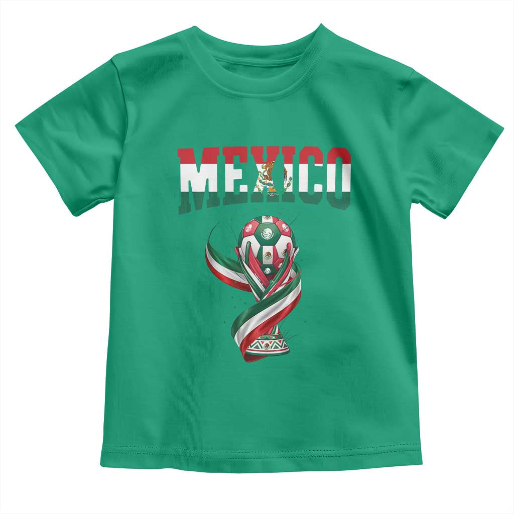 Mexico National Soccer Lover Toddler T Shirt Proud Mexican Fan Gift