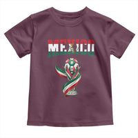 Mexico National Soccer Lover Toddler T Shirt Proud Mexican Fan Gift