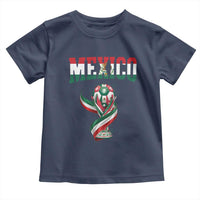 Mexico National Soccer Lover Toddler T Shirt Proud Mexican Fan Gift