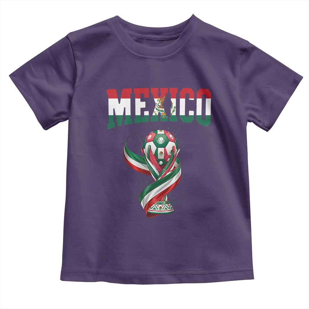 Mexico National Soccer Lover Toddler T Shirt Proud Mexican Fan Gift