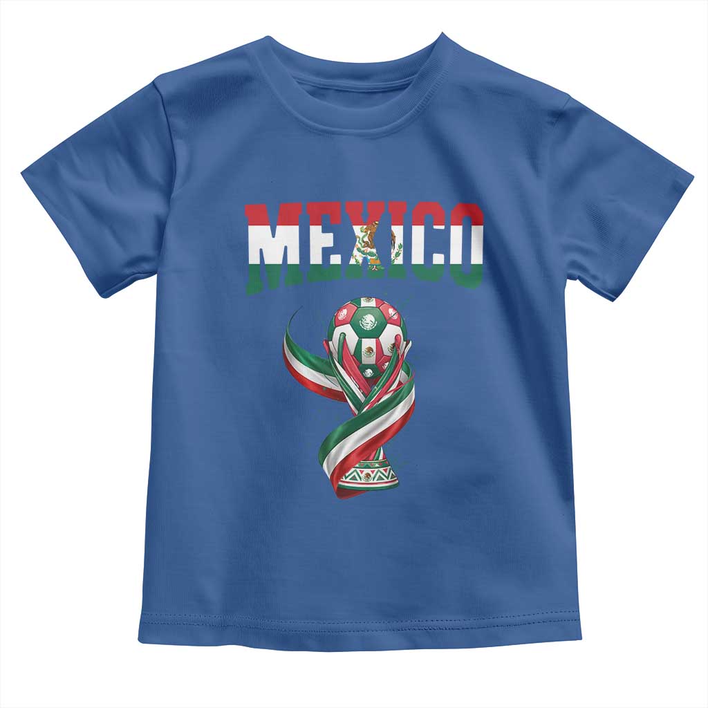 Mexico National Soccer Lover Toddler T Shirt Proud Mexican Fan Gift