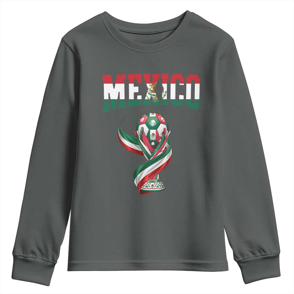 Mexico National Soccer Lover Youth Sweatshirt Proud Mexican Fan Gift