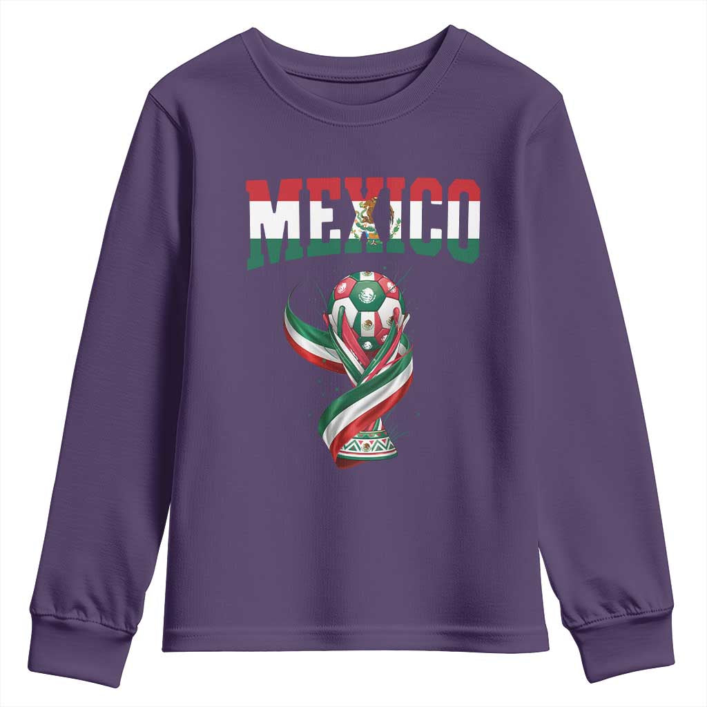 Mexico National Soccer Lover Youth Sweatshirt Proud Mexican Fan Gift