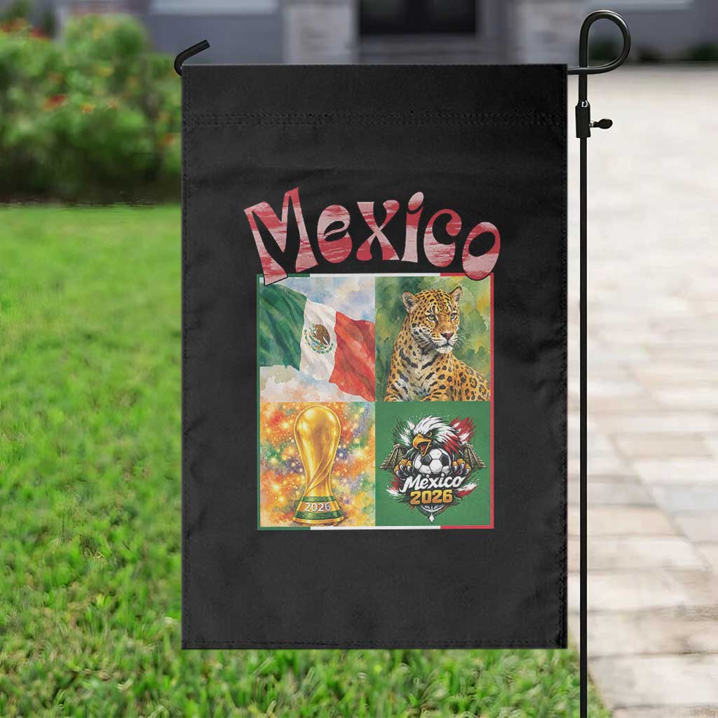 Mexico National Soccer Lover Garden Flag Patriotic Mexican Fan Gift