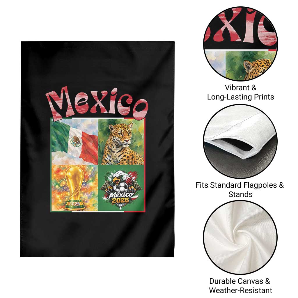 Mexico National Soccer Lover Garden Flag Patriotic Mexican Fan Gift