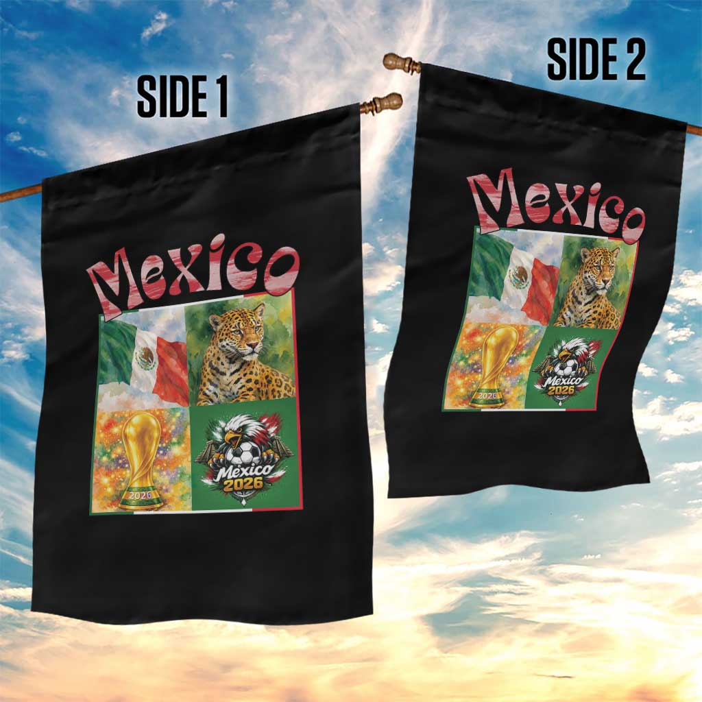 Mexico National Soccer Lover Garden Flag Patriotic Mexican Fan Gift