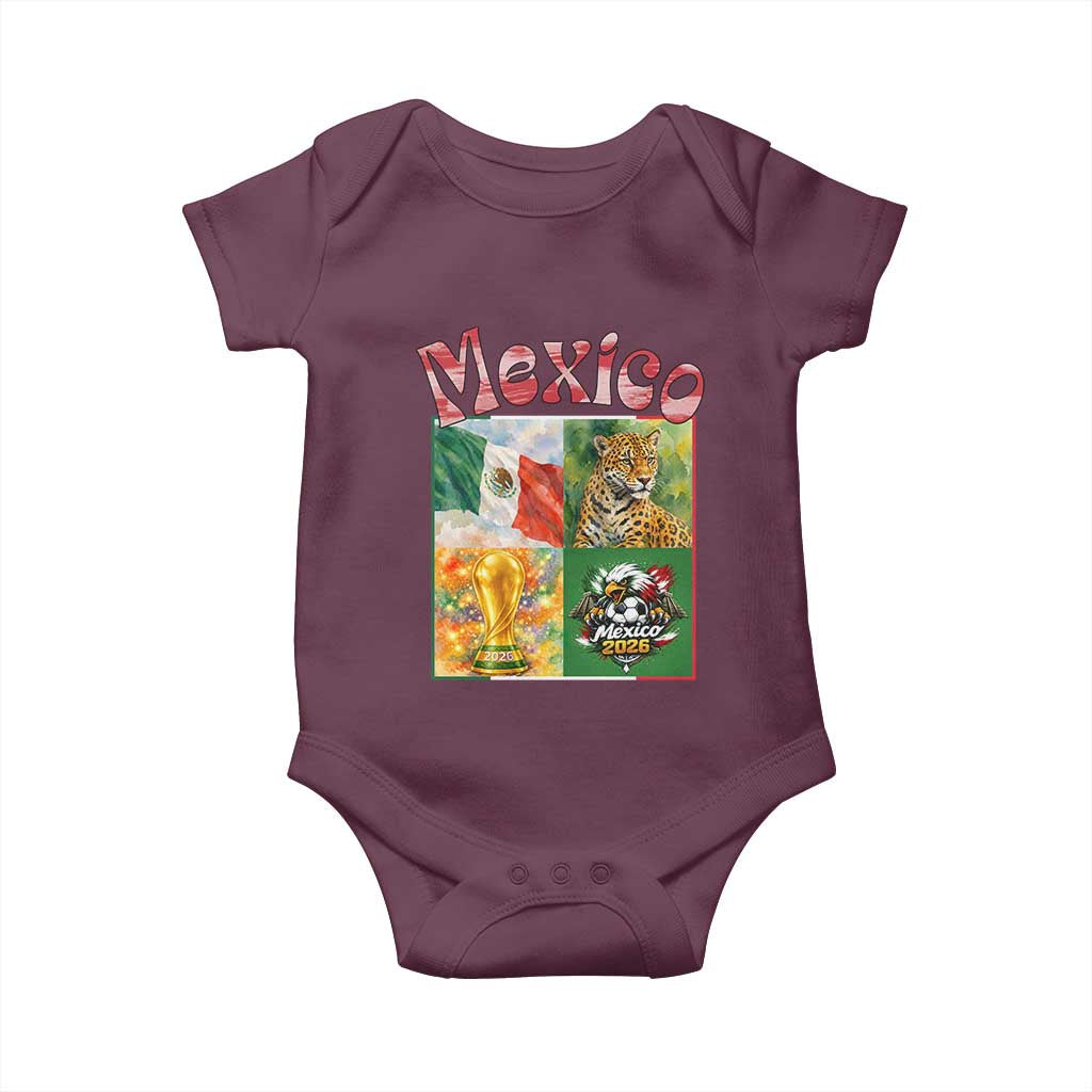 Mexico National Soccer Lover Baby Onesie Patriotic Mexican Fan Gift