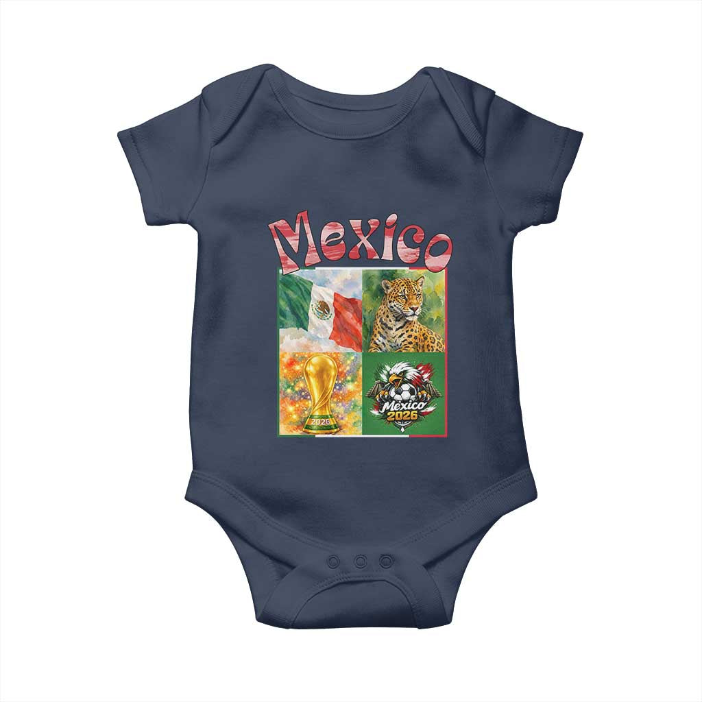 Mexico National Soccer Lover Baby Onesie Patriotic Mexican Fan Gift