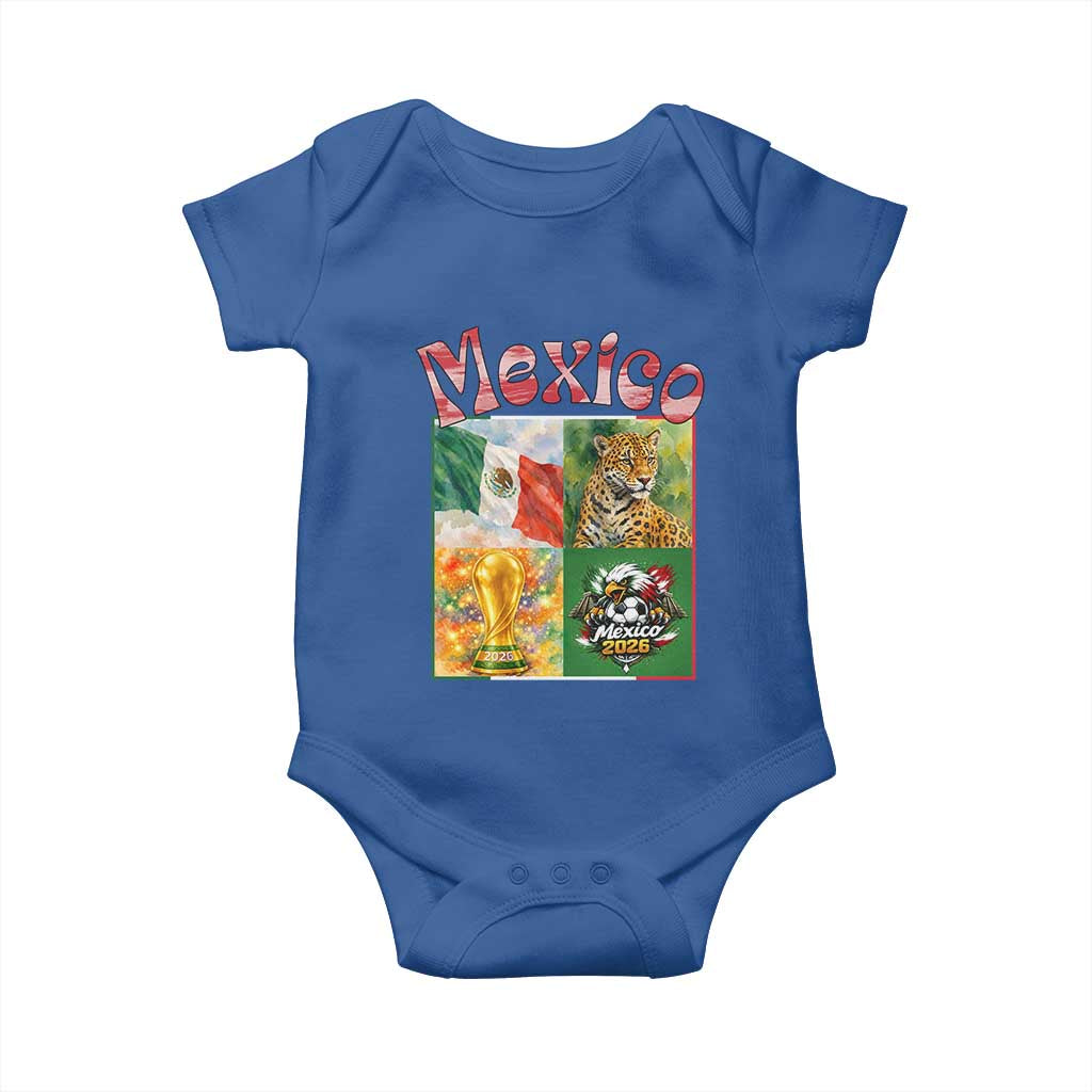 Mexico National Soccer Lover Baby Onesie Patriotic Mexican Fan Gift