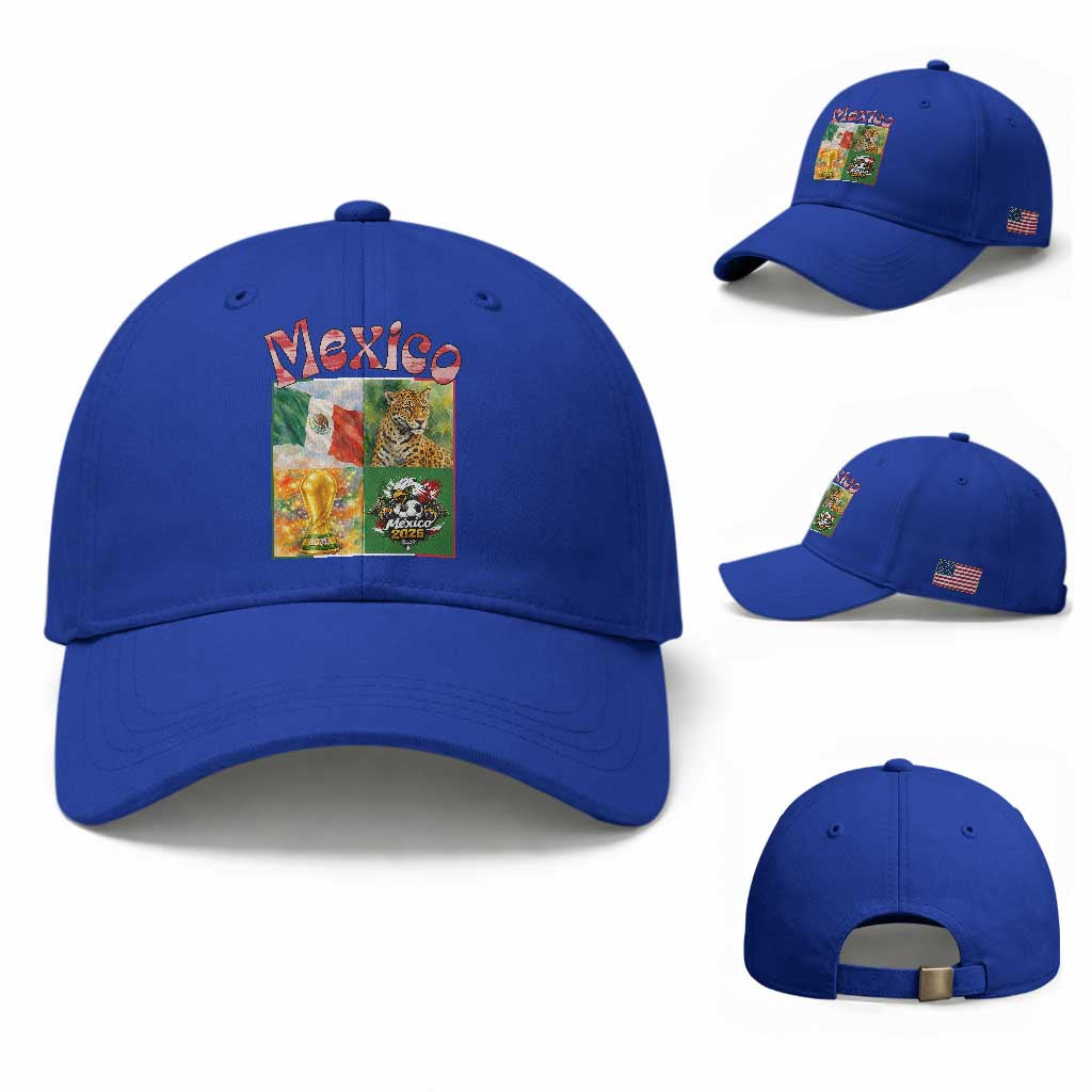 Mexico National Soccer Lover Baseball Cap Patriotic Mexican Fan Gift